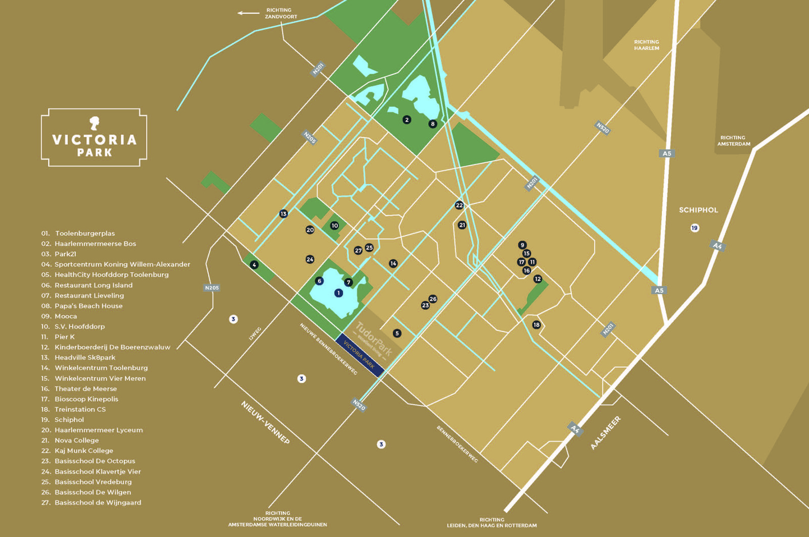 Victoriapark Locatiekaart 2024